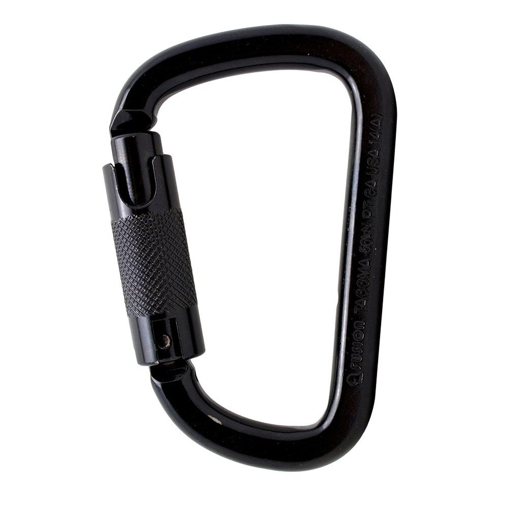 Triple Lock Carabiner Black