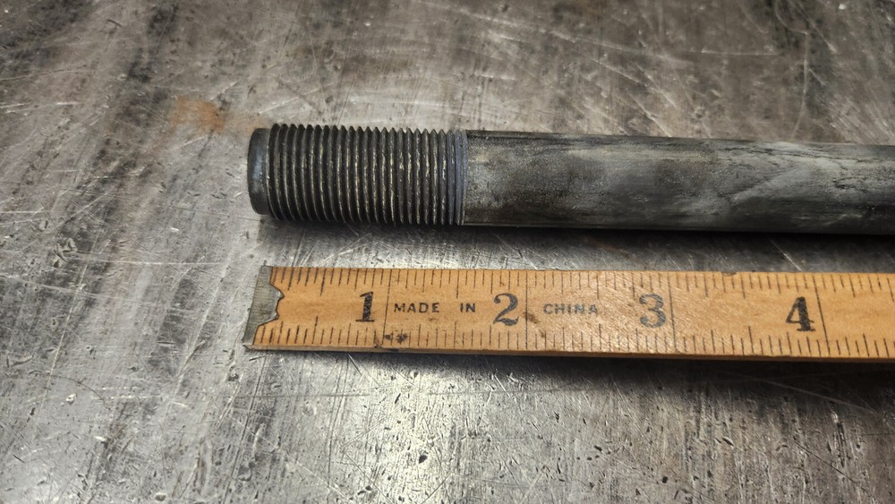 NEW 10" Long x 3/4" Knockout Punch Die Tool Drawstud Pull Rod. UNKNOWN BRAND