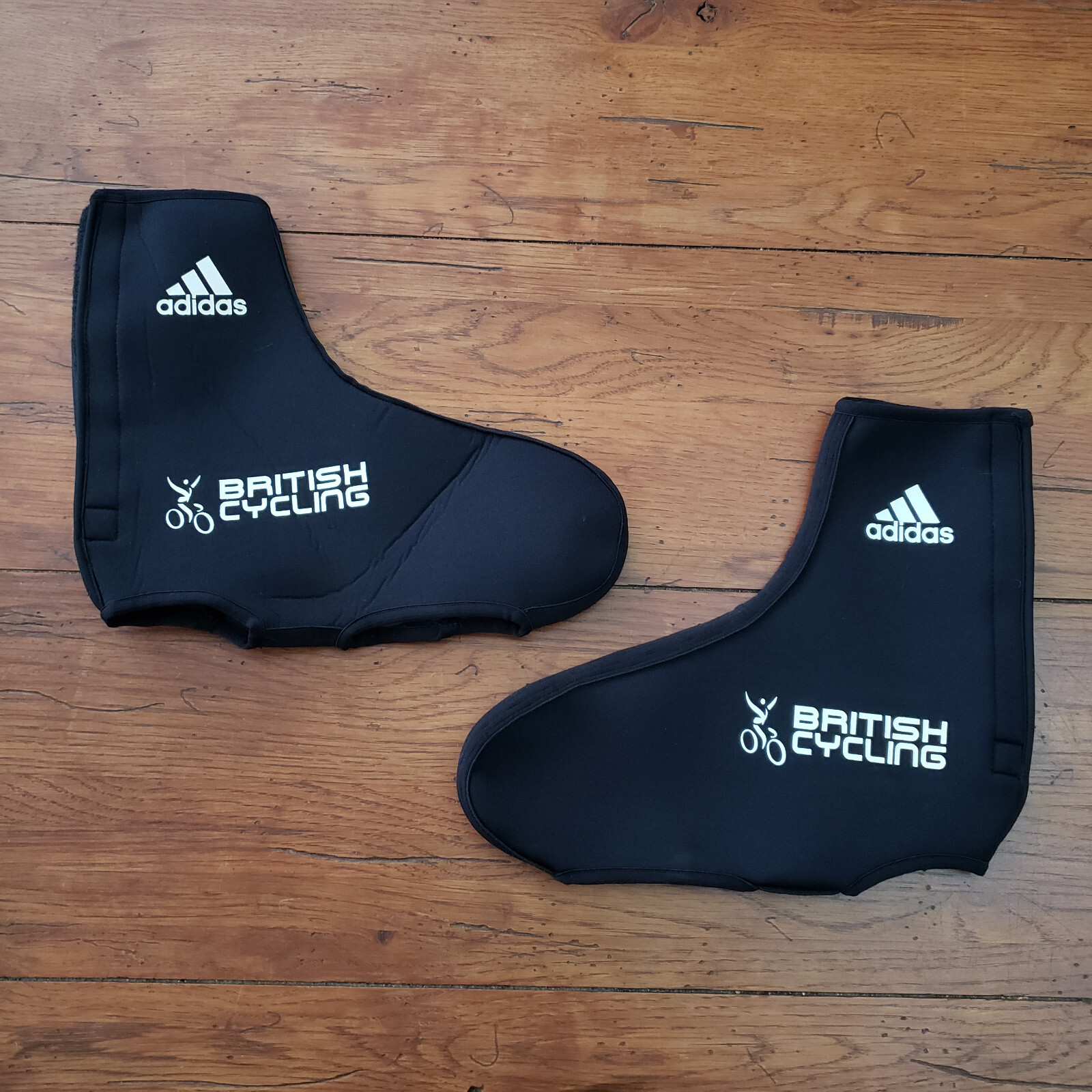 Adidas Cycling Shoe Covers British GB Medium Pro Issued Black M