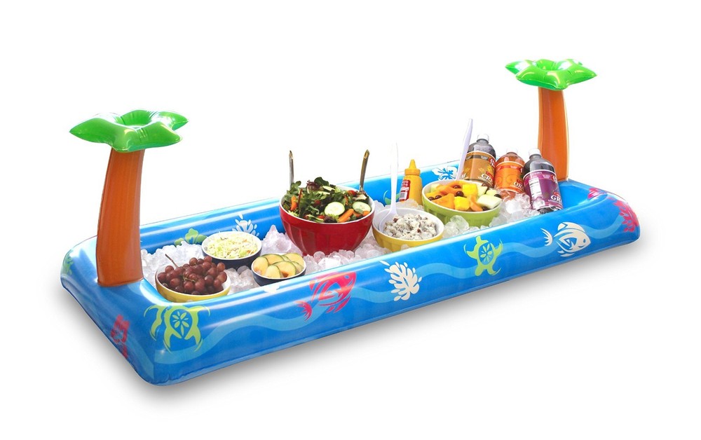 54" Palm Tree Tropical Party Inflatable Buffet