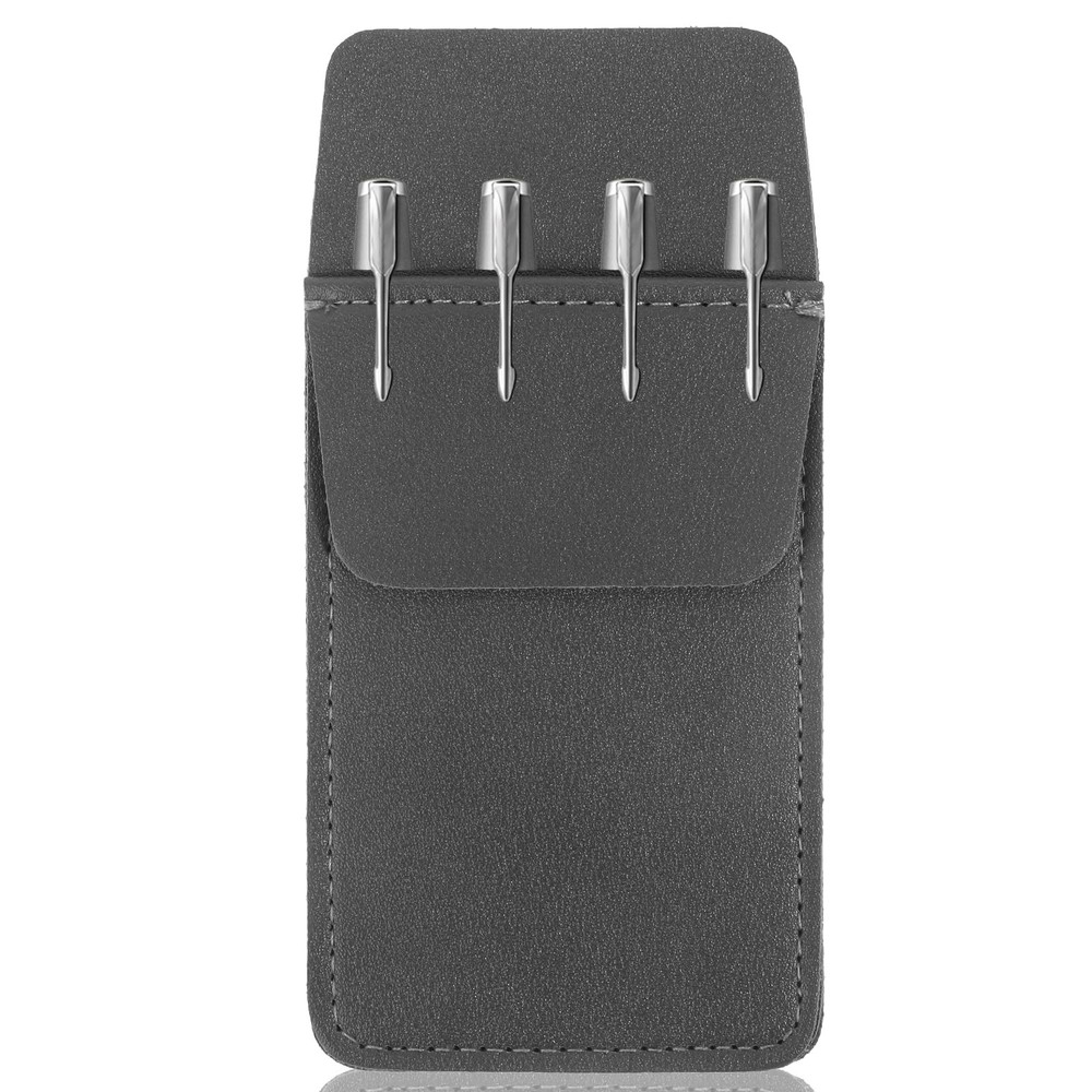 Pocket Protector, PU Leather Organizer, Protector Brown Black