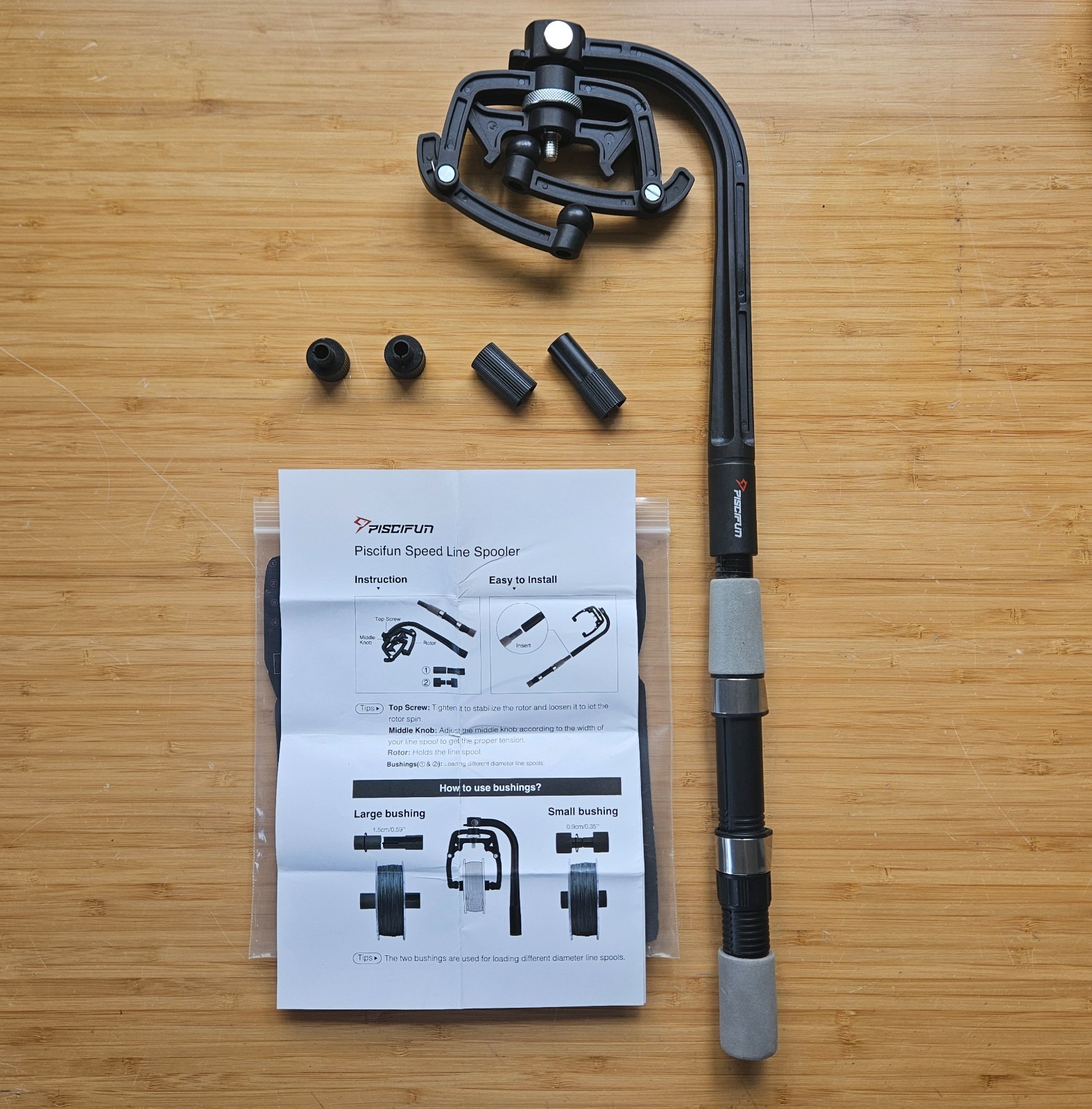 Piscifun Speed Fishing Line Winder Spooler Machine Spinning Reel Spooling Rod