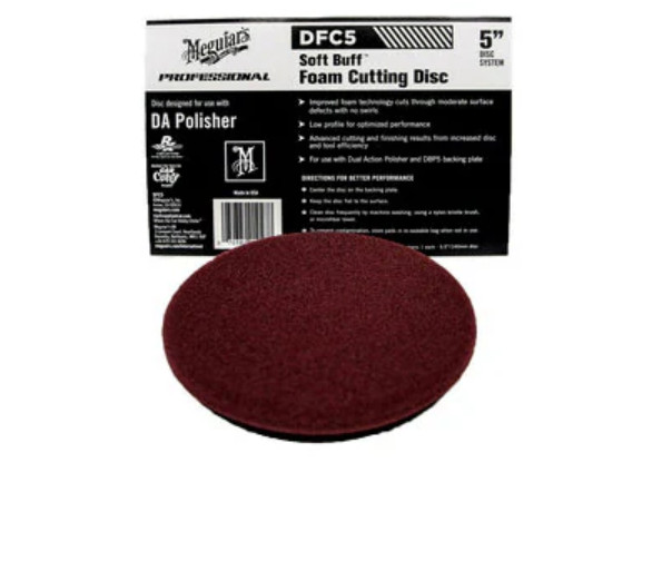 Meguiars Foam Cutting Disc DFC5, 5 inch