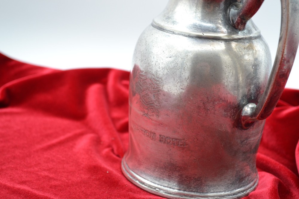 new weston hotel silver plated pitcher