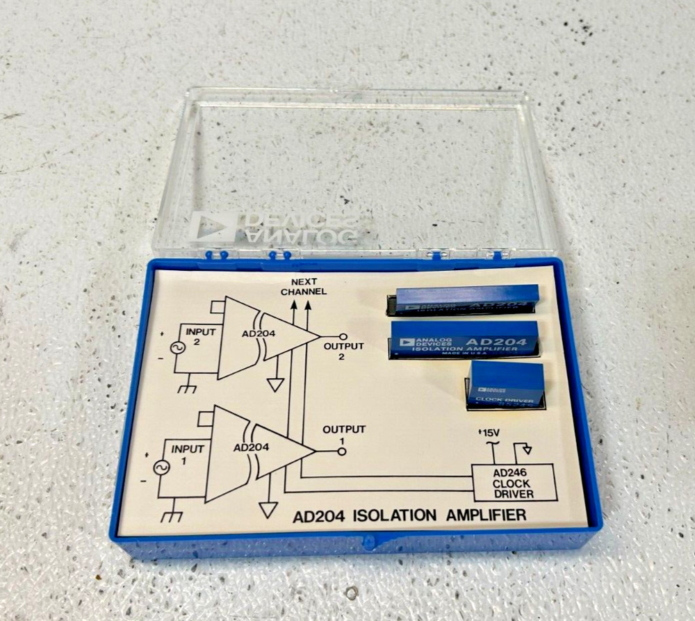Analog Devices AD204 Isolation Aplifiers w/ Clock Driver 8524S