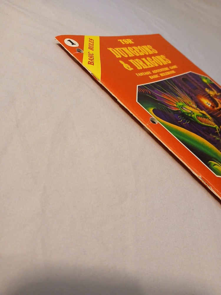 Vintage Dungeons and Dragons Basic Rulebook Very Fine Condition