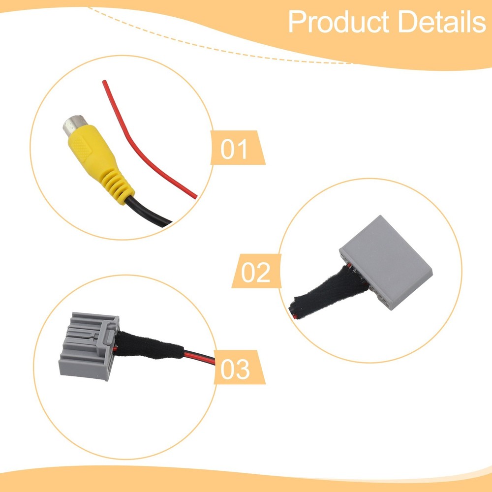 User Friendly Cable for Car Parking Rear Camera Video Converter