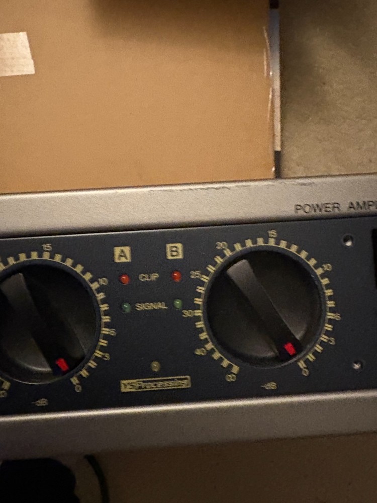 3 Yamaha P5000S Power Amplifier's