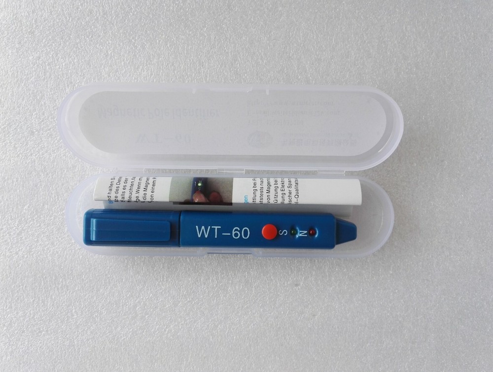 MAGNETIC POLE TESTER Detector North South Identifier Portable Ship General Tools