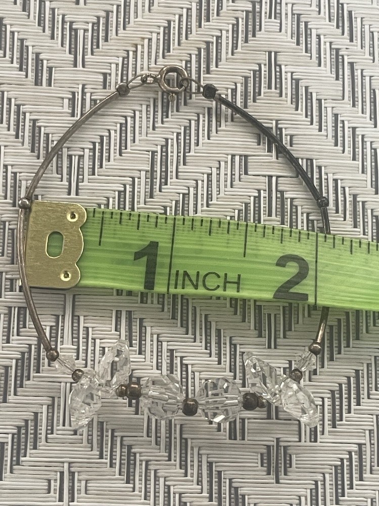 Vintage Borealis Thin Crystal Bracelet Statement