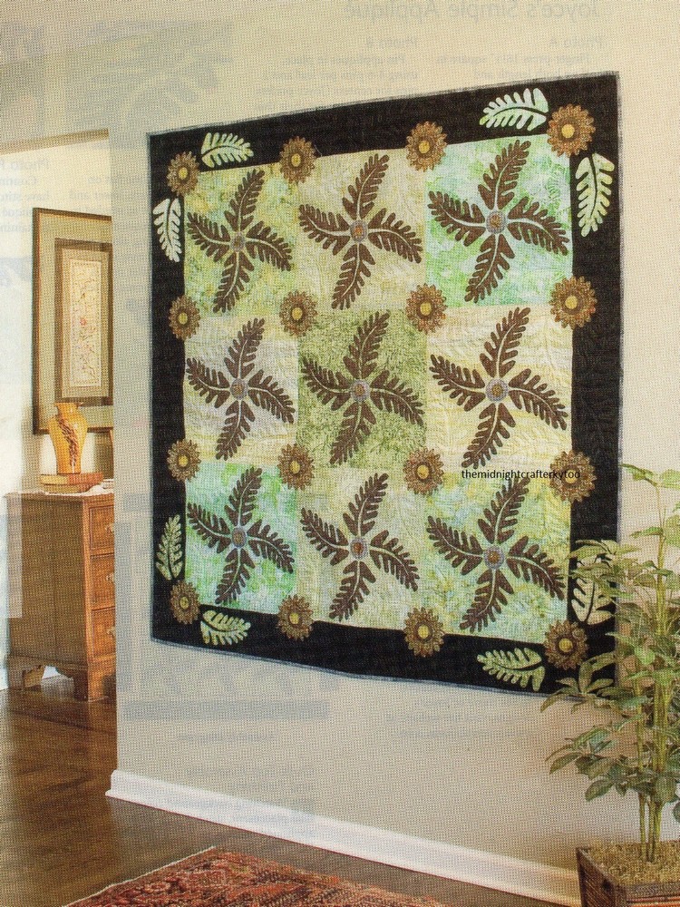 Prince's Feather Quilt Pattern Pieced/Applique JR