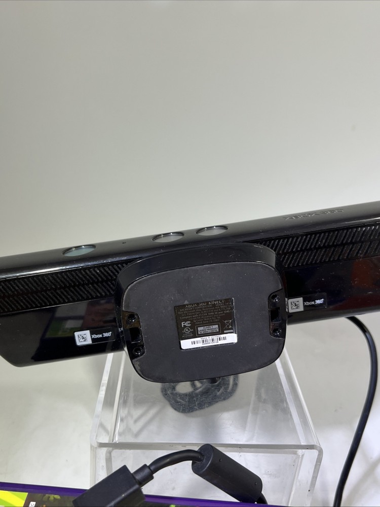 Microsoft Xbox 360 Kinect Sensor Bar W/6 Games Tested Bundle Lot #ML2