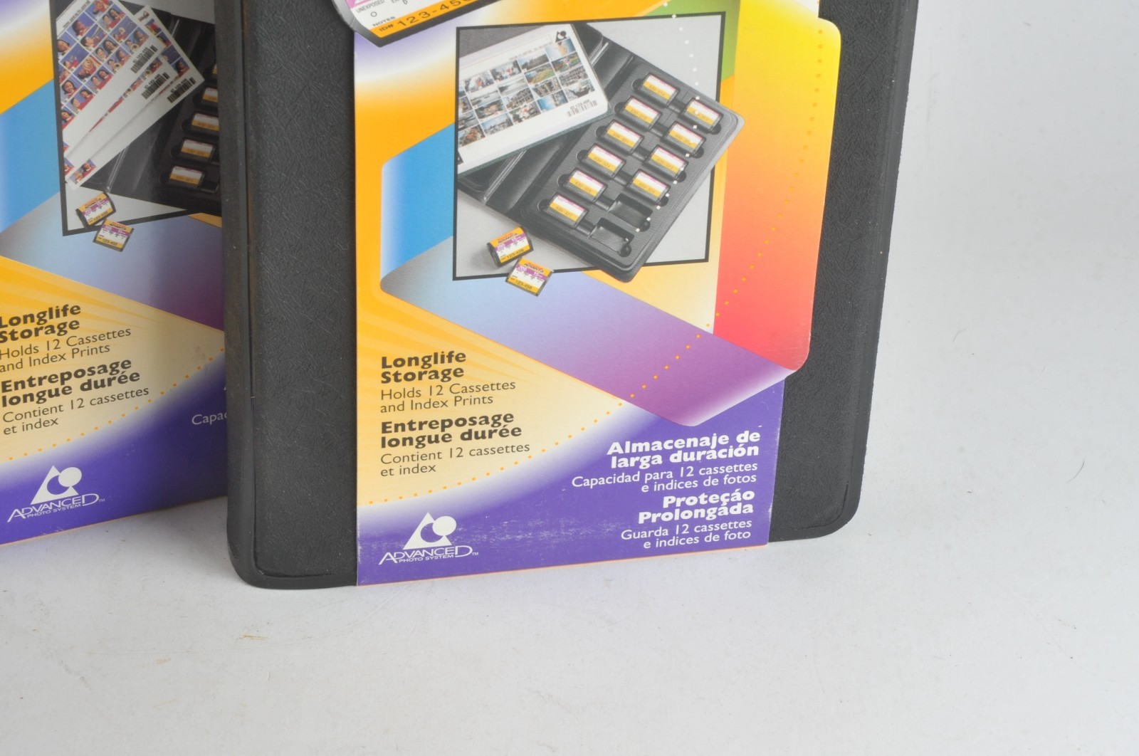 Lot of 3 NOS Vintage Kodak Advantix Film Roll Organizer Holds 12 Cassettes Each