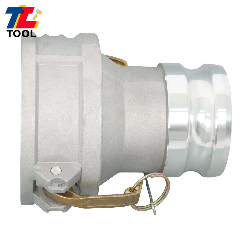 Type DA 4" to 3" Aluminum Camlock Reducing Coupling, Grooved