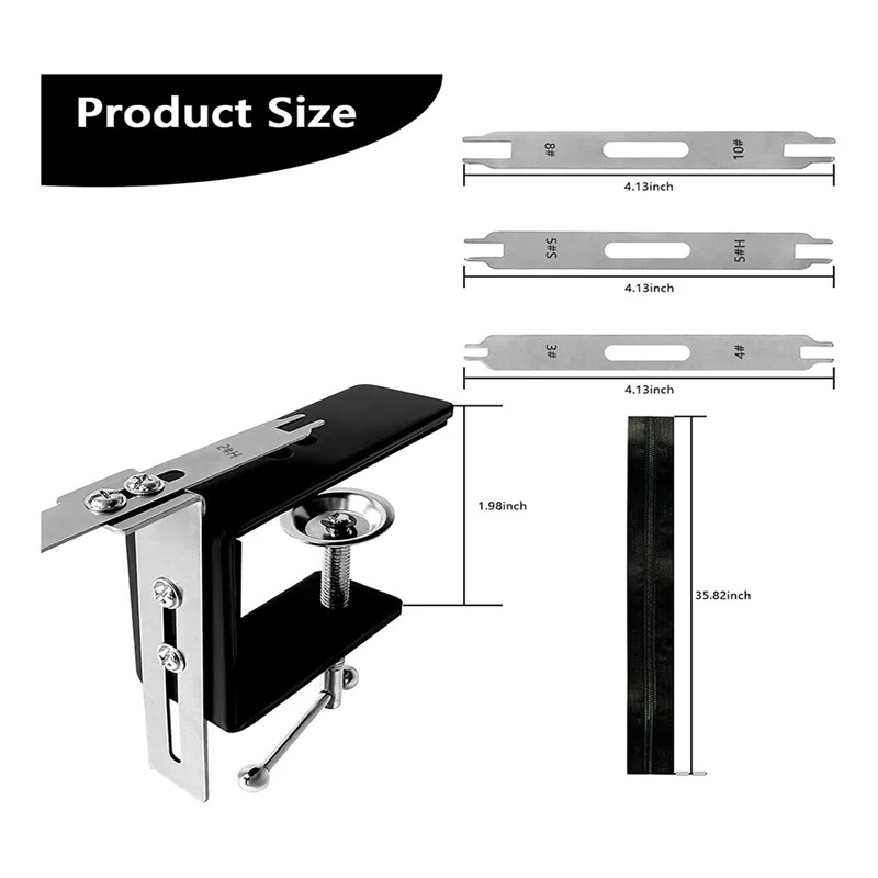 Professional Double-Head Zipper Puller Tool, Stainless Steel Craftsmanship