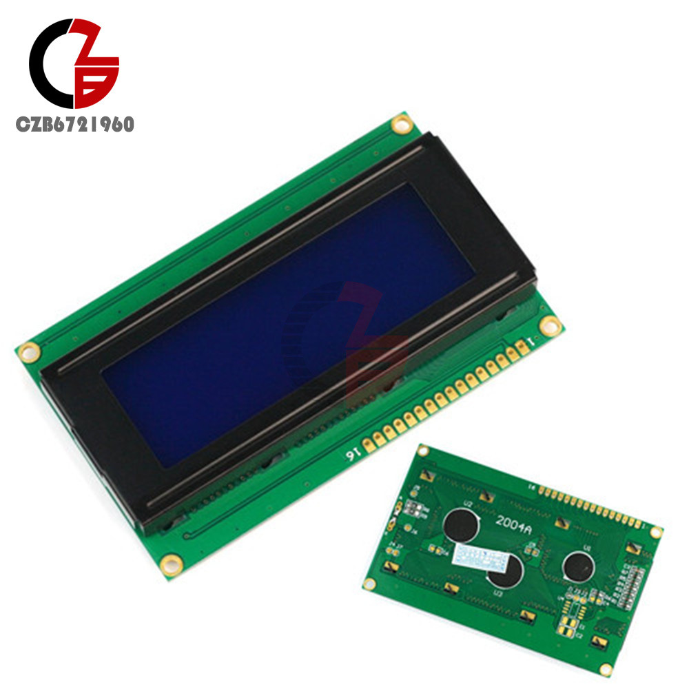 Blue 3.3V 2004 20x4 Character LCD Display Module w/Tutorial HD44780 Controller
