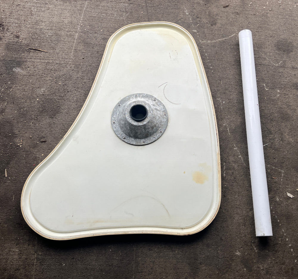 Marine RV boat table top with Pole Worn