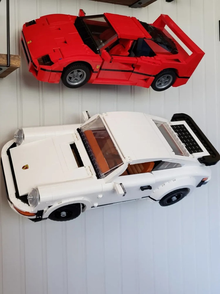 TILTED Wall Mount LEGO® Porsche 911 (10295) Display Mount Bracket - Universal