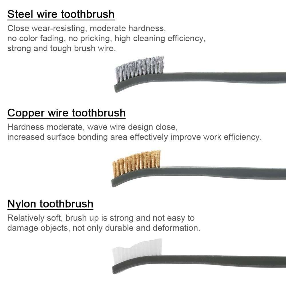 Versatile Mini Wire Brush Set: Ultimate Tools for Paint and Rust Cleanup