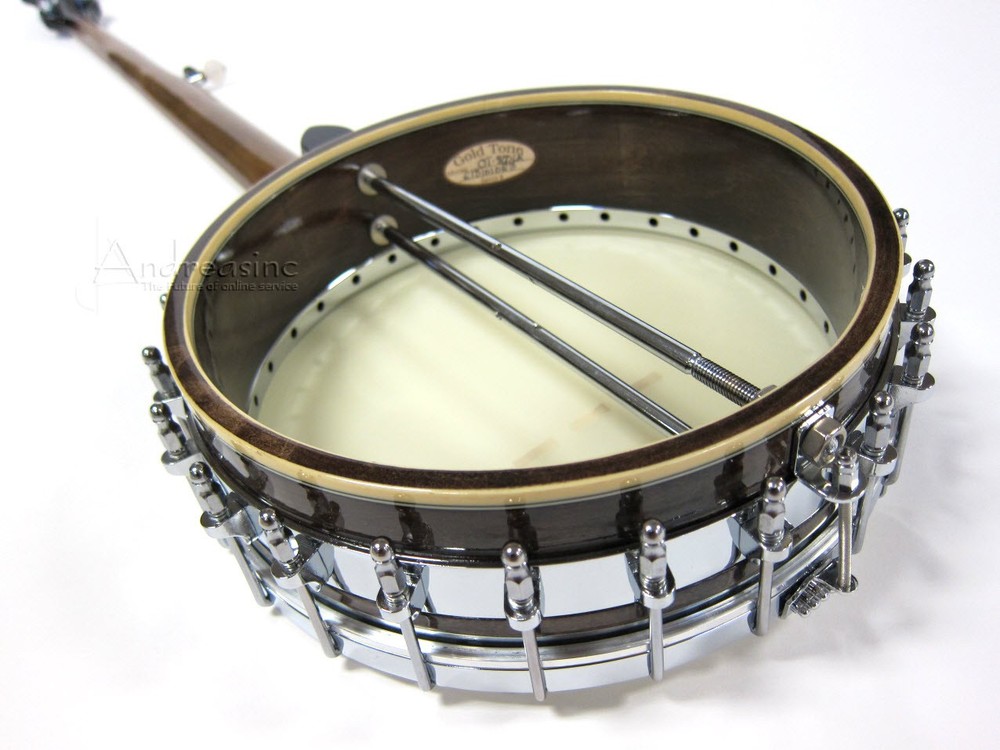 Gold Tone 5-String Long Neck Banjo w/ Deluxe Hard Case