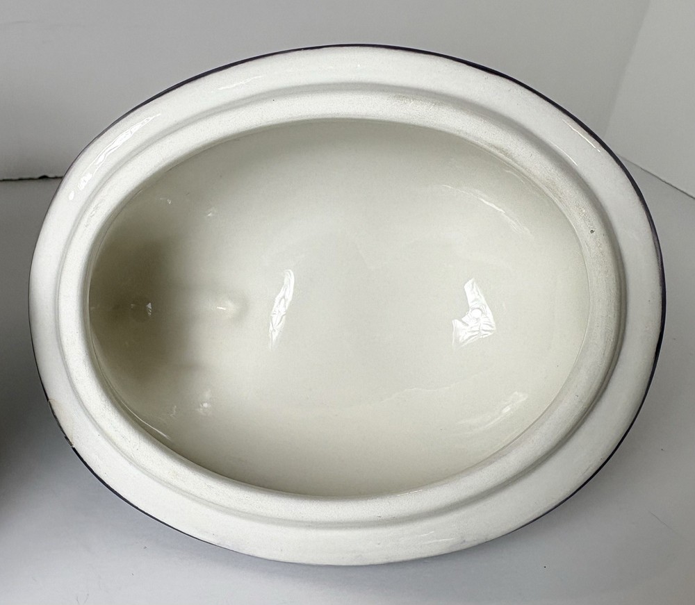 Philippe Richard EGGPLANT Veggie Casserole Hand Painted Mini Baking Dish 12 oz