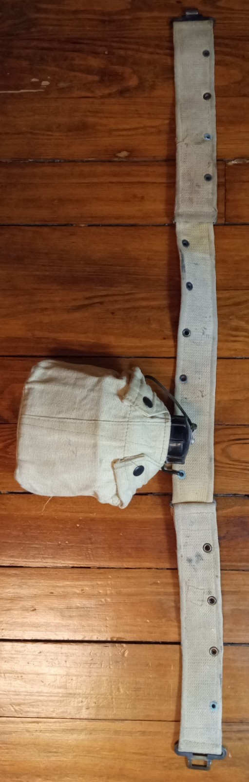 Iraqi Equipment Belt & Canteen w Cup & Cover Brit Patt 44 Khaki Lot 70s 90s OIF