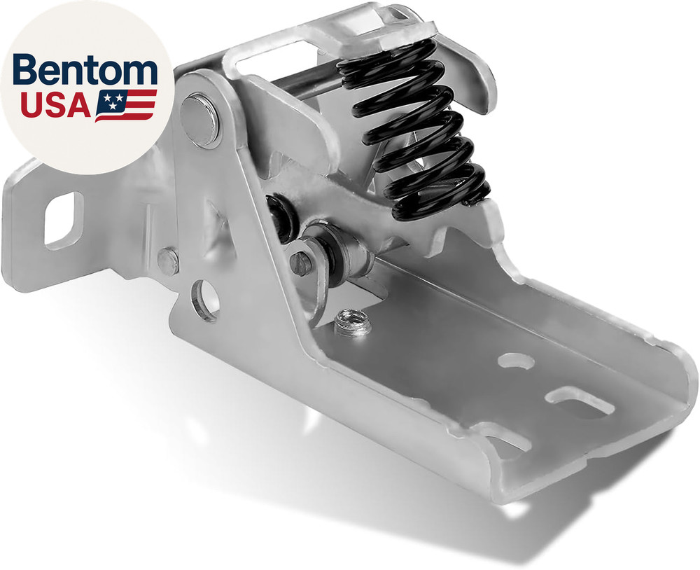 Classic Black Metal Door Hinge Upper Driver Side Left Compatible with 1994-2002