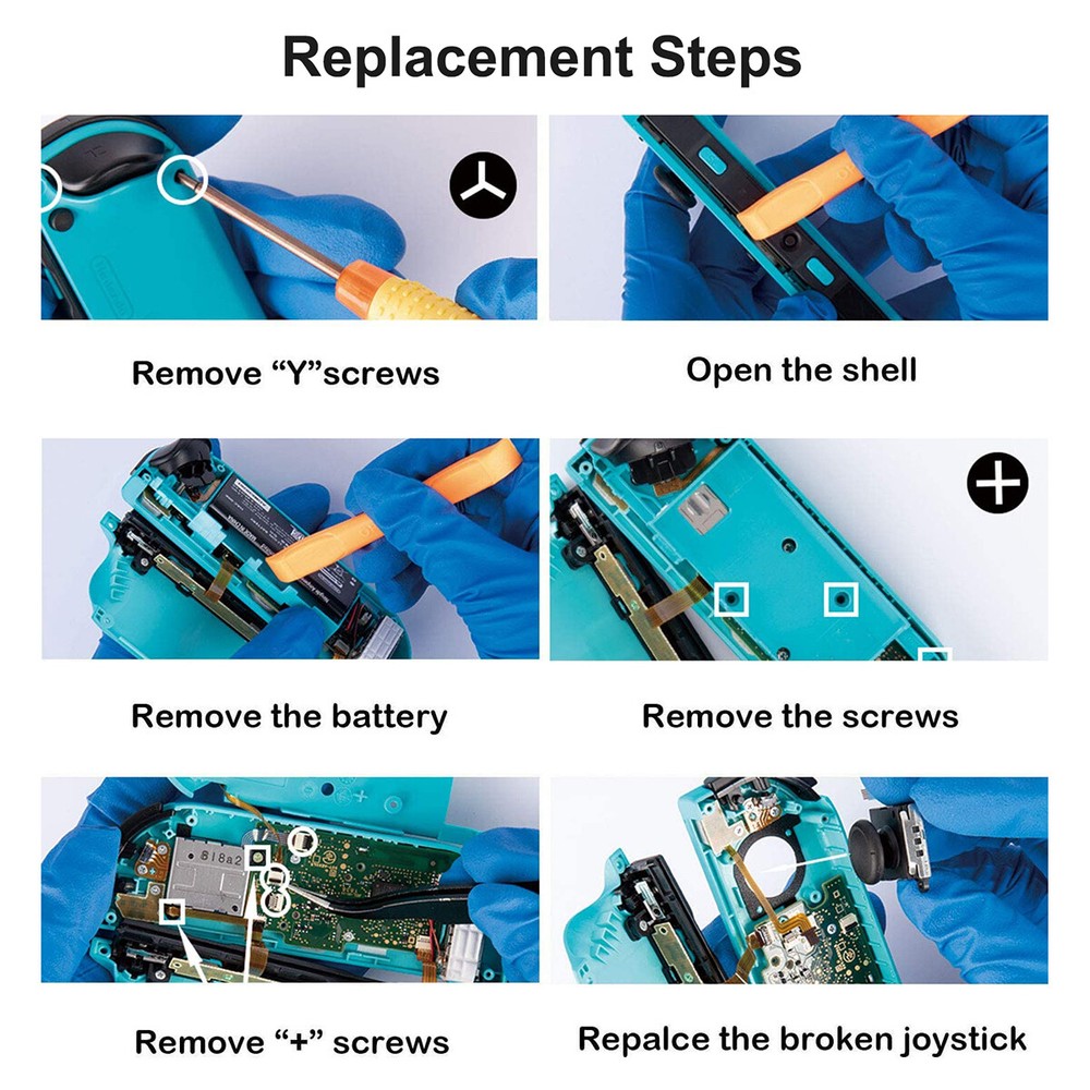 Nintendo Switch/Lite/OLED Joy Con Analog Joystick Thumb Stick Rocker Replacement