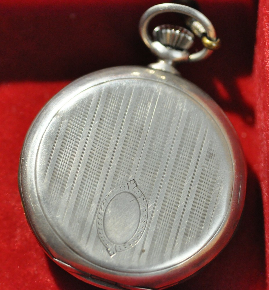 Zenith Silver Antique Pocket Watch Working Calibre
