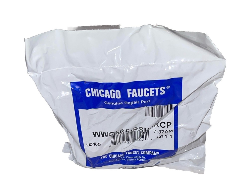 Chicago Faucet 665-Pshjkcp Mvp Push Button Handle