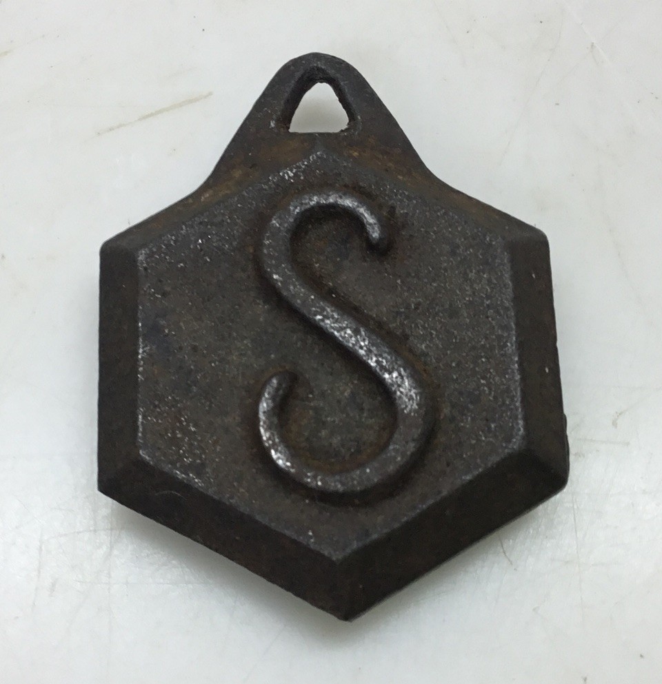 Sessions Clock Pendulum BOB 2.1oz 1 3/8’’ 2 Sided Hexagon Shape…..[B15]