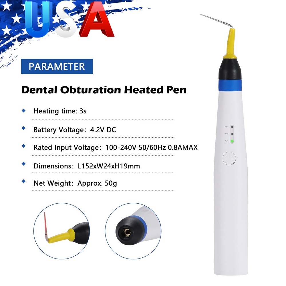 Dental Endo Gutta Percha Obturation System Endodontic Heated Pen