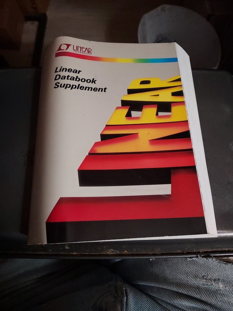 1988 LINEAR TECHNOLOGY LINEAR DATABOOK SUPPLEMENT