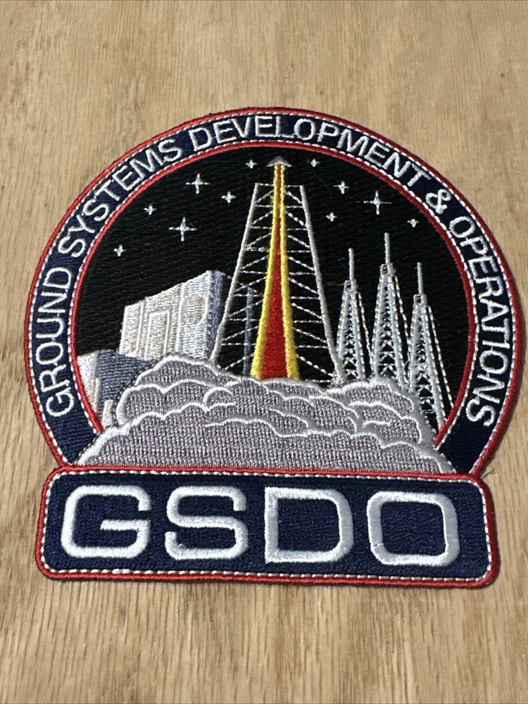 NASA Patch GSDO Ground Systems Development & Operations Embroidered Jacket Shirt