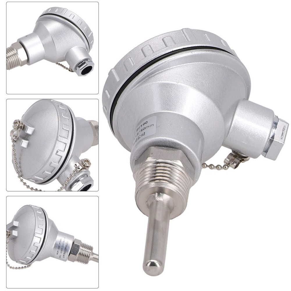 Precise Measurements with RTD PT100 Temperature Sensor Probe and 1/2 NPT Thread