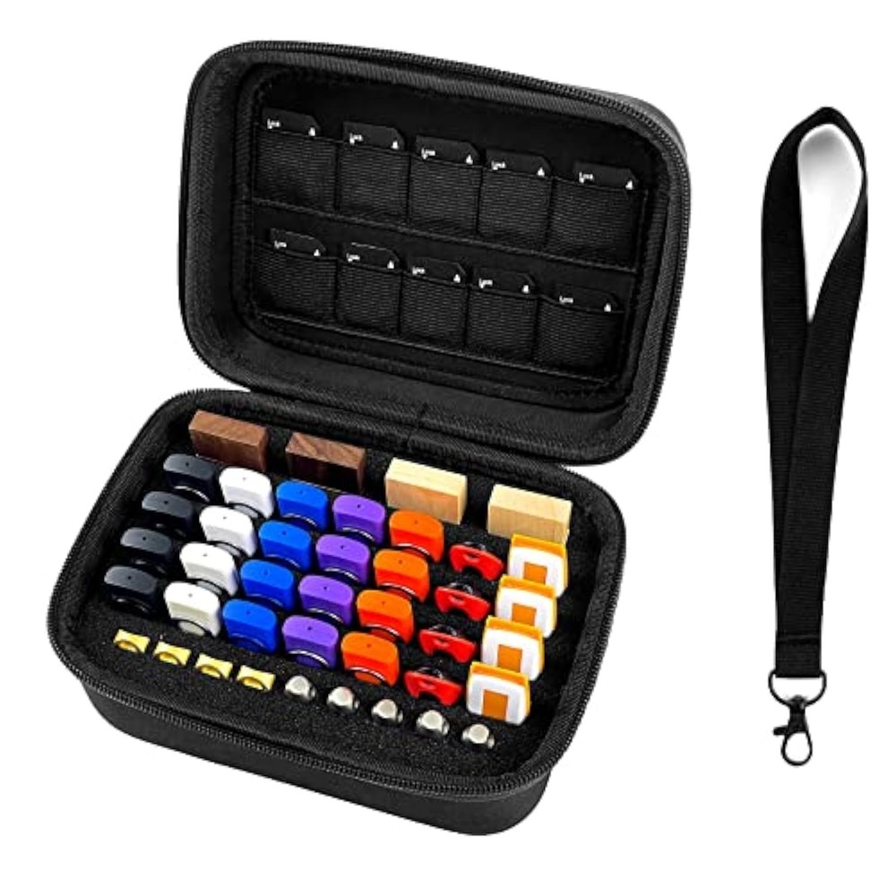 USB Flash Drive Case Memory Card Holder Thumb Organizer black