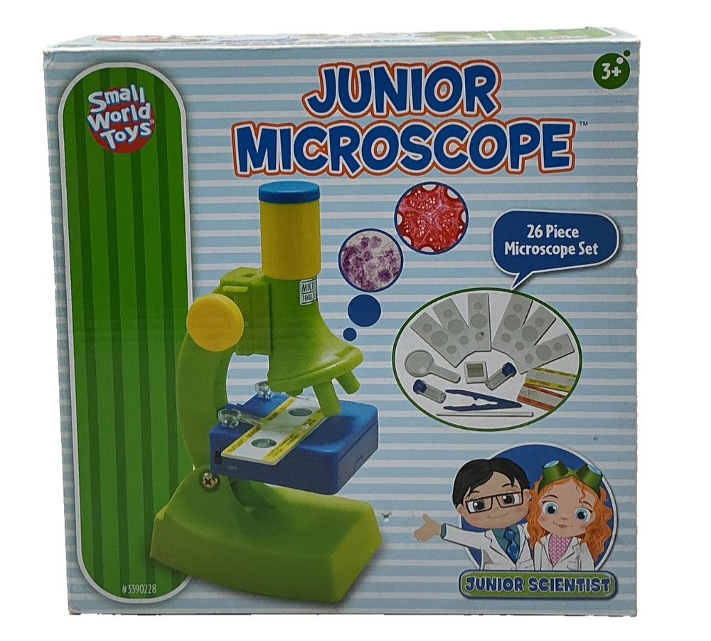 Small World Toys- Junior Microscope 26 pc set New in box