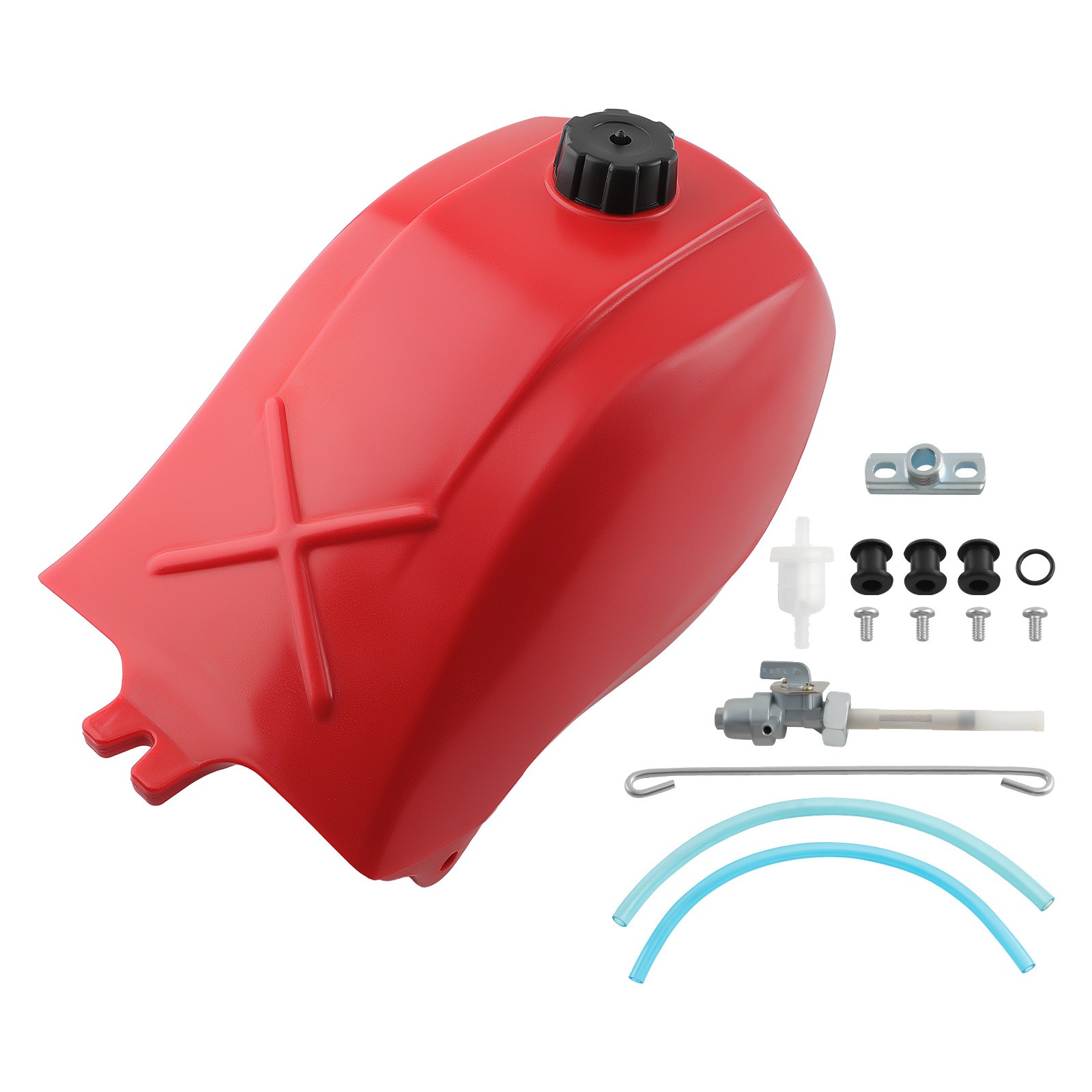 Plastic Gas Fuel Tank Kit for Honda ATC250ES Big Red 250 1985 1986 1987 FT49050