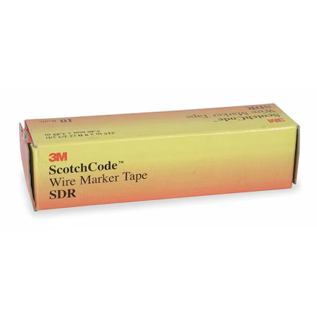 3M Sdr-10-19 Scotch-Code Wire Marker Tape Refill, Sdr, Legend 10 To 19,