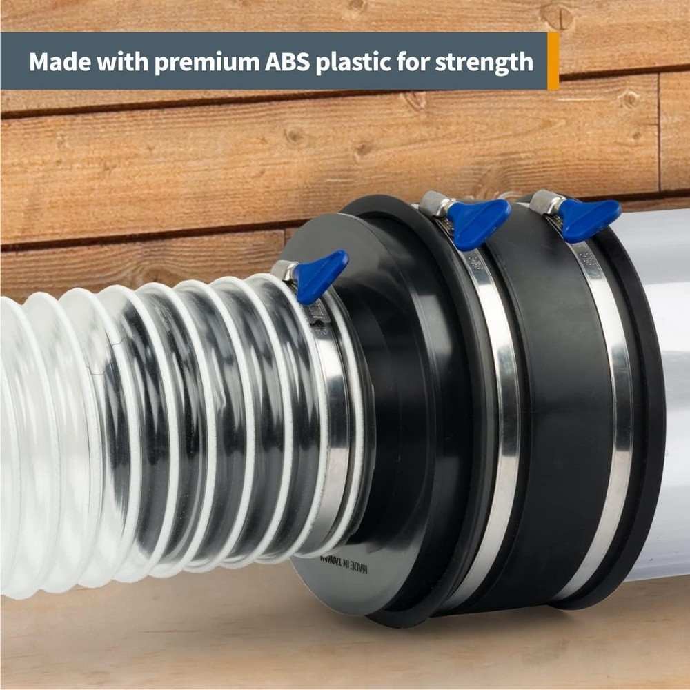 ABS Dust Collection Reducer 6" to 4" for Efficient Workshop Use