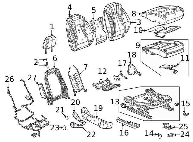 Genuine GM Cushion Frame Bracket 84918359