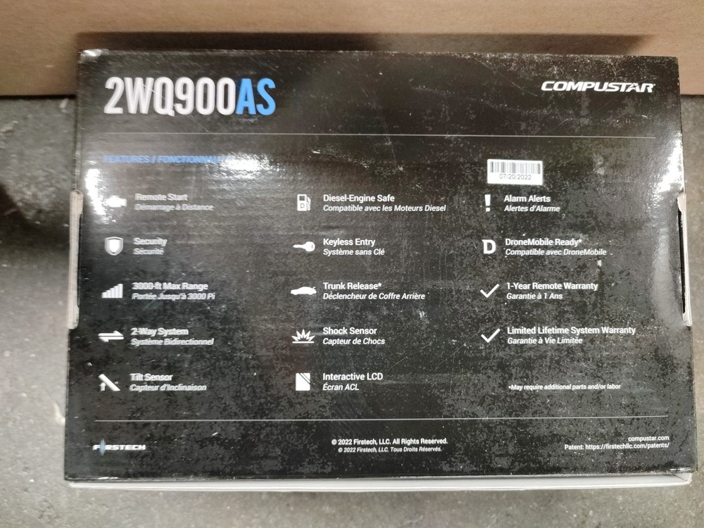 Compustar CS2WQ900-AS 2-Way LCD Remote Start and Alarm Bundle