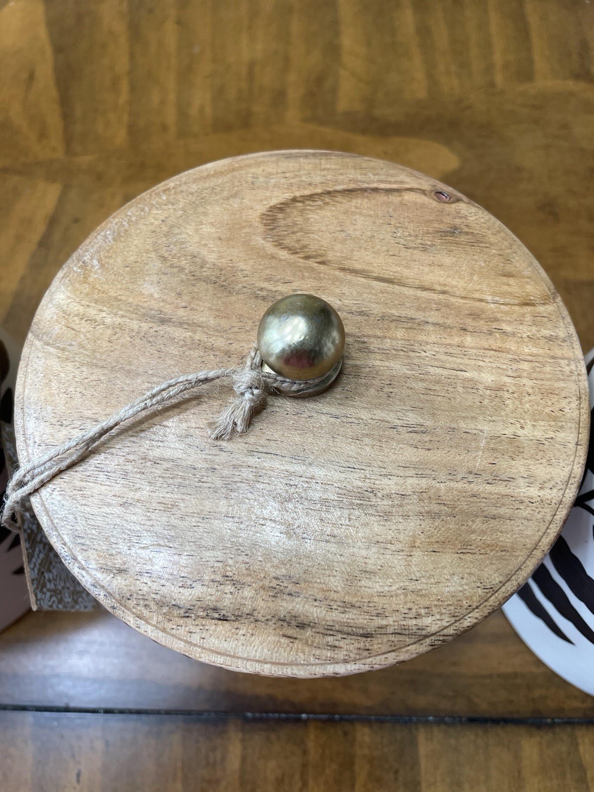 TikTok Brown And White Floral Canisters w/ Utensil Crock NEW 3 Pc Set