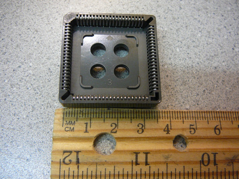 MILL-MAX PLCC Through Hole PLCC Socket 84-Pin  ***NEW*** Qty.3