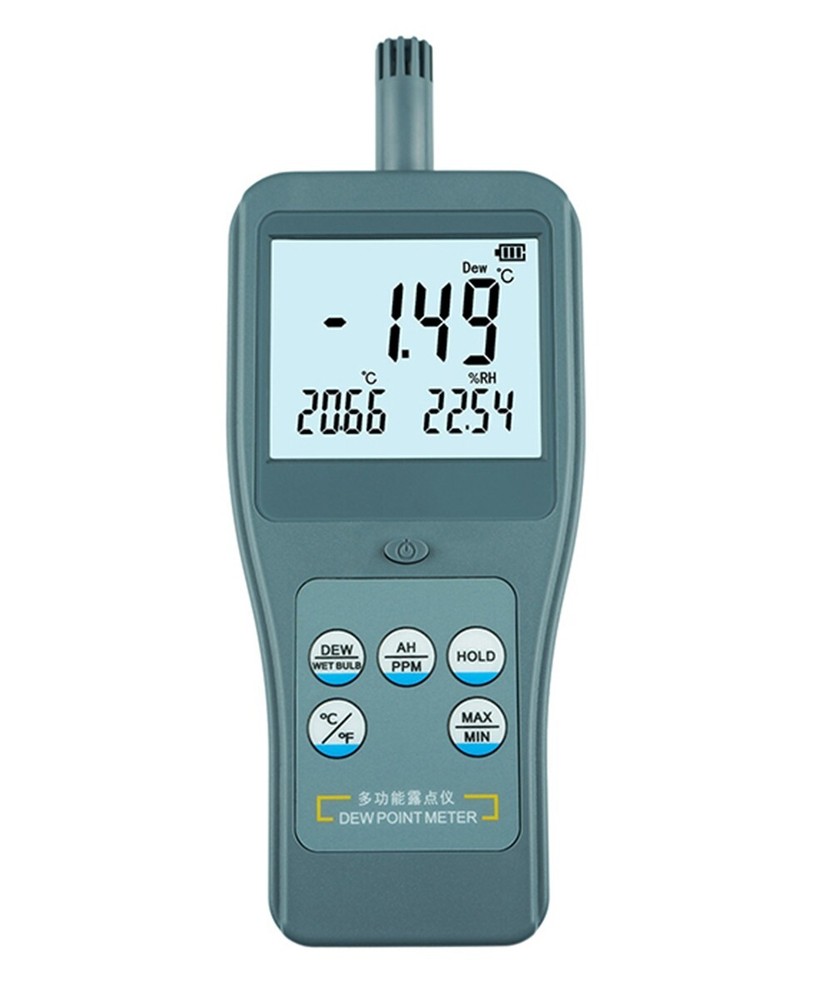 Dew Point Meter With Automatic Power Off Function Battery Indication Function
