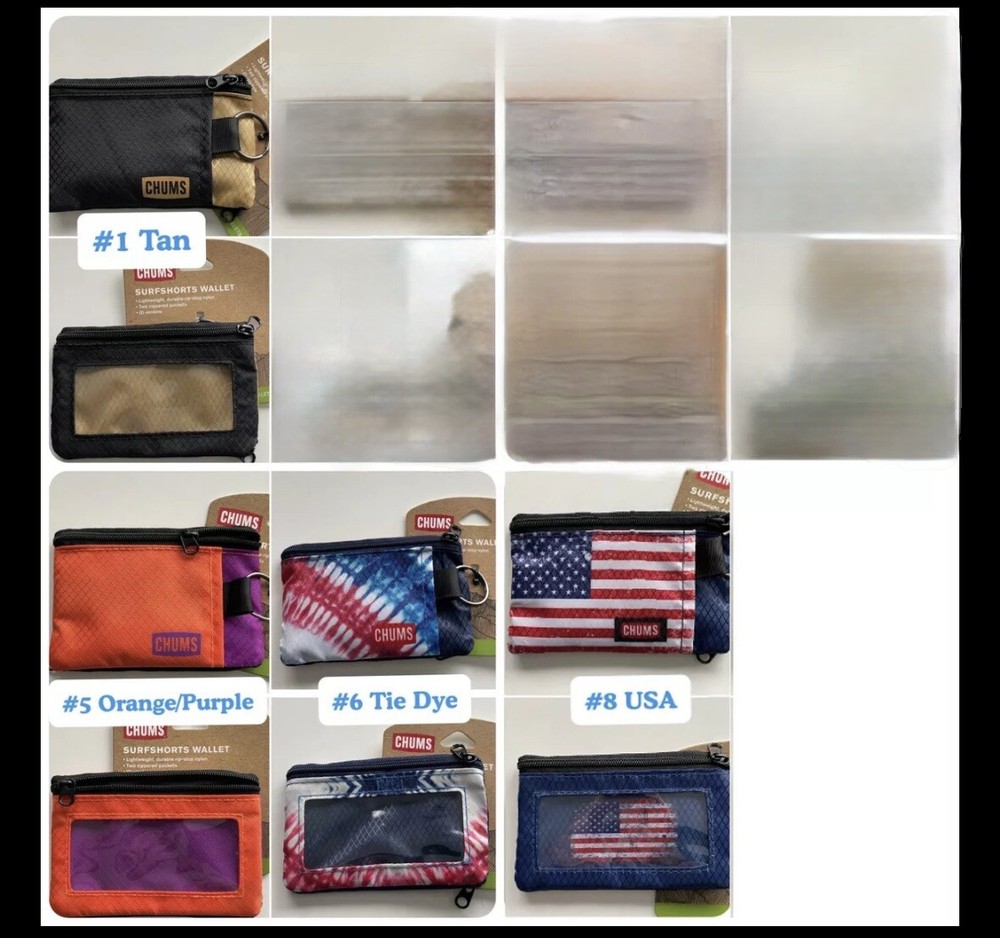 Chums Surfshort Wallets (7 designs to choose from)