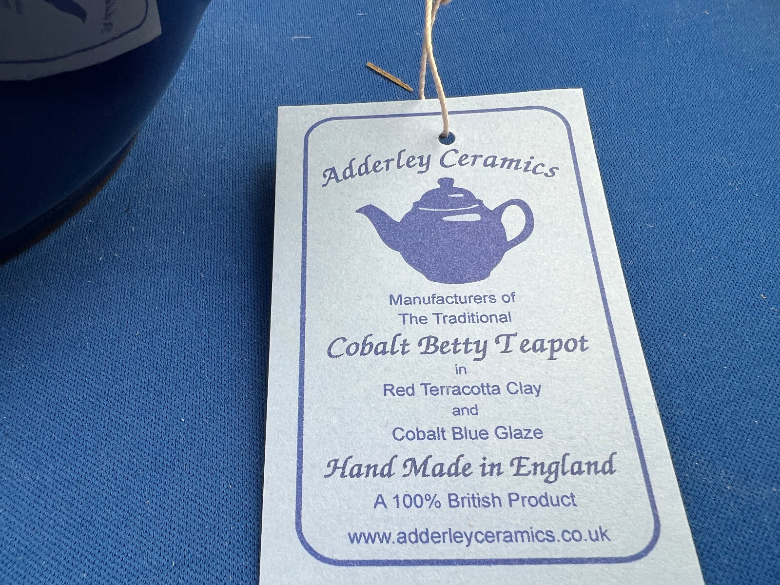 GENUINE COBAL BETTY, Red Clay, Rockingham Glaze, 8 Cup Tea Pot, MADE IN ENGLAND