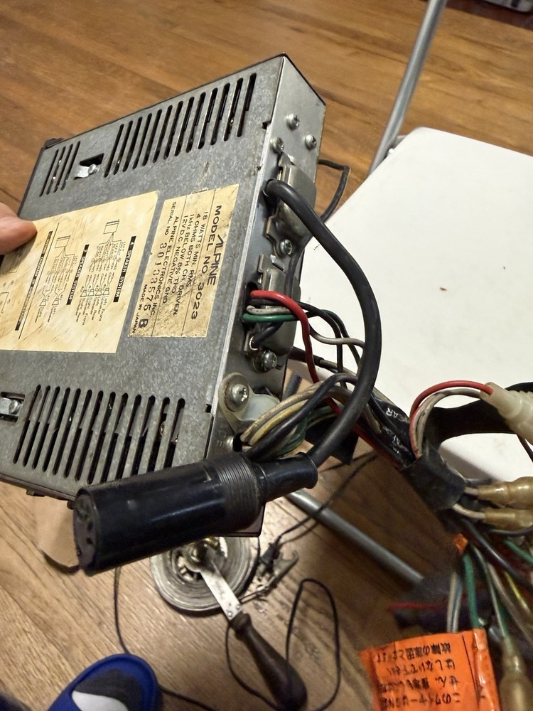 ALPINE 3023 OLD SCHOOL VINTAGE EQ EQUALIZER ( Untested)