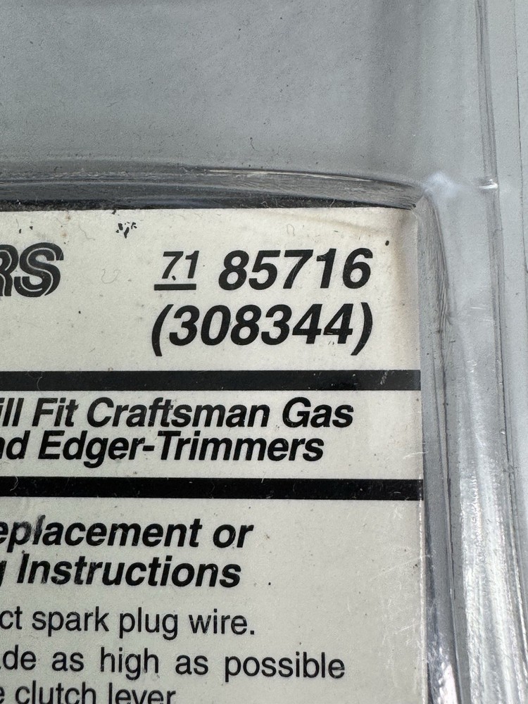 Sears 71-85716 9 inch Replacement Reversible Edger Blade, 2 Per Package~NEW