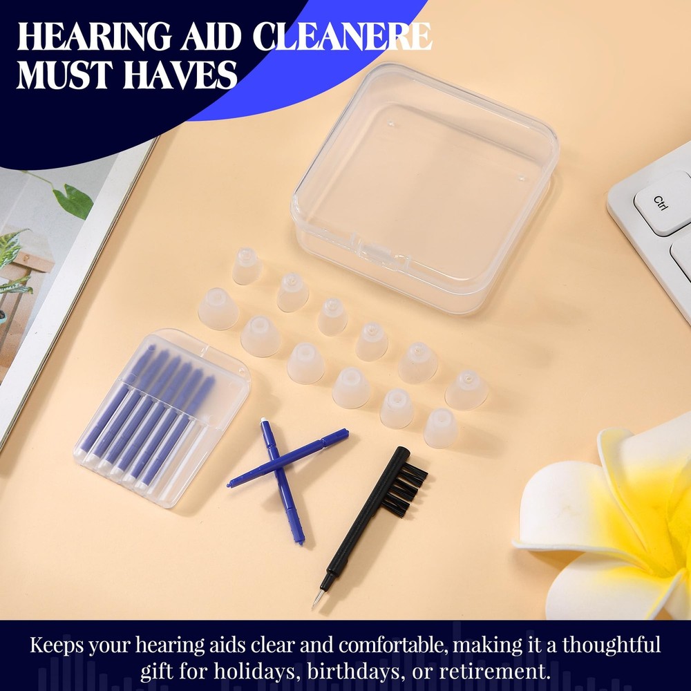 Hearing Amplifier Cleaning Tools, Compatible with Audien Hearing Aid Kit Incl...